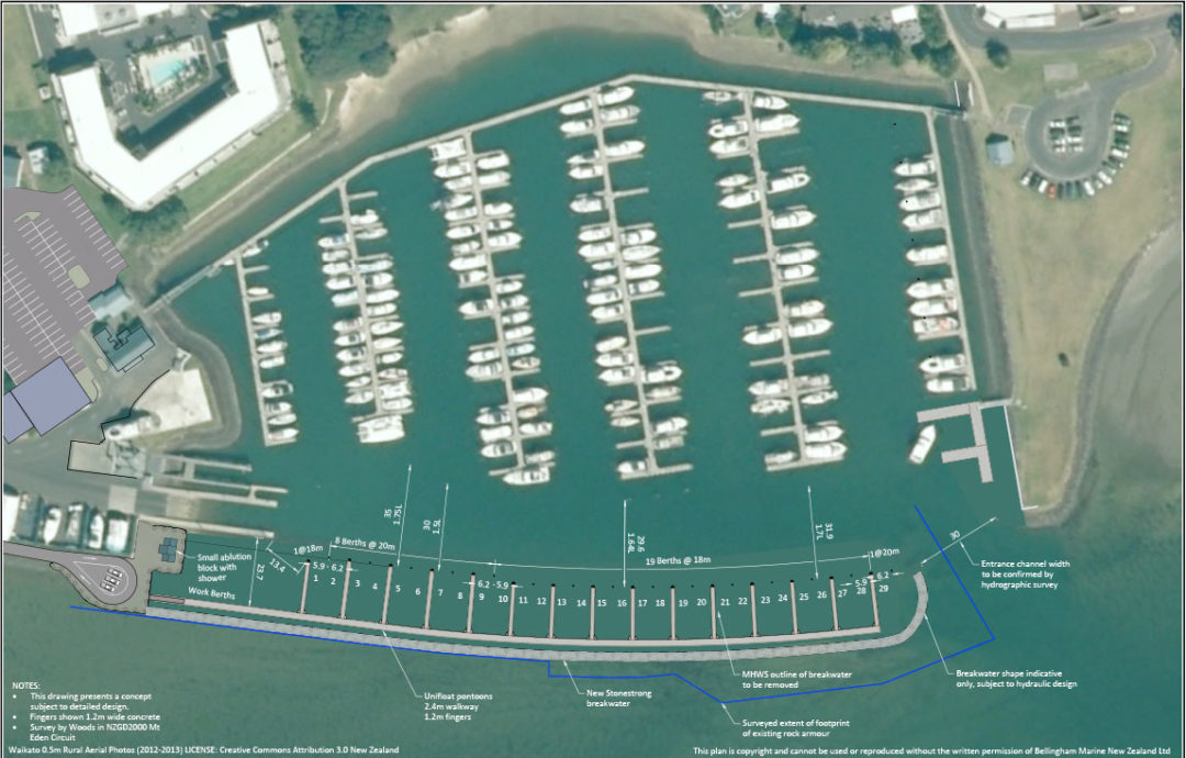 New Berths - Whitianga Marina